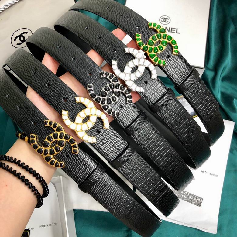 Chanel Belt 30mmX95-110cm 7D47